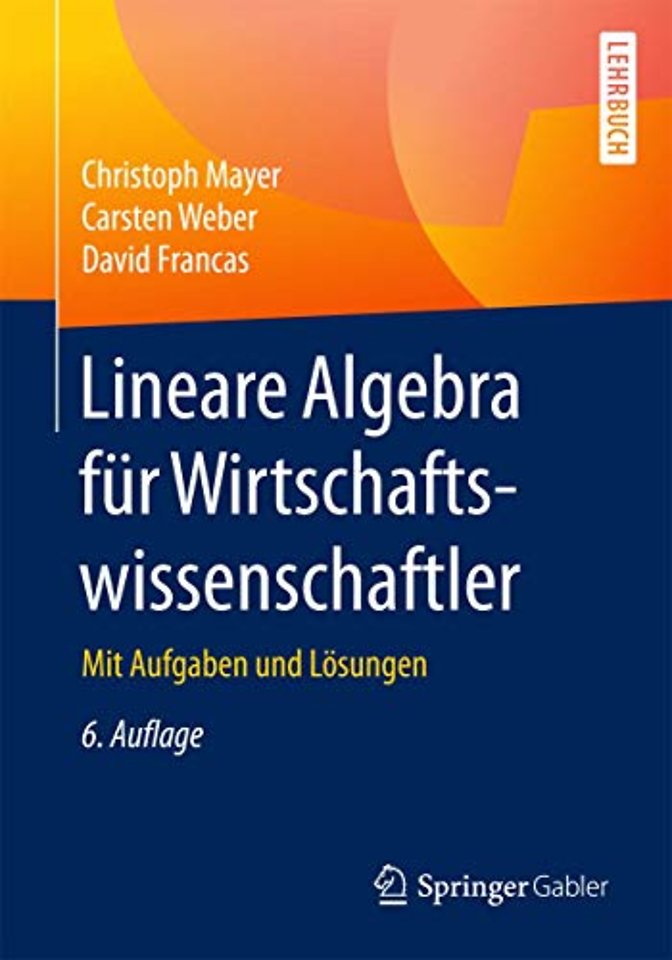 Lineare Algebra für Wirtschaftswissenschaftler