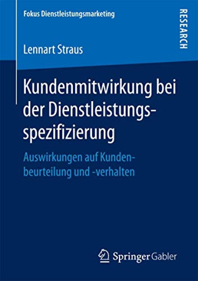 Kundenmitwirkung bei der Dienstleistungsspezifizierung