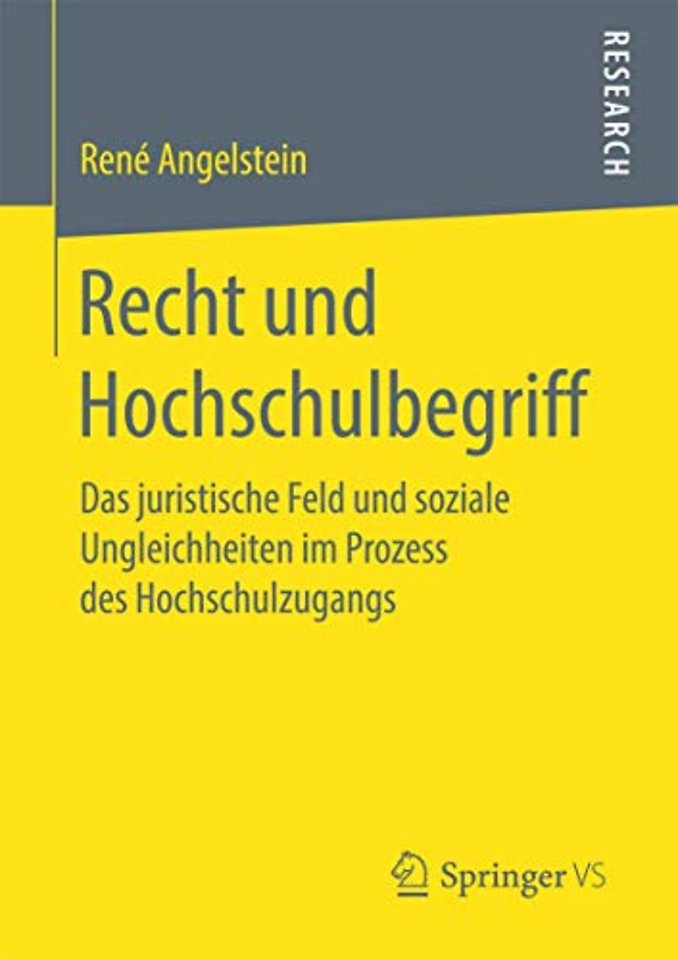 Recht und Hochschulbegriff