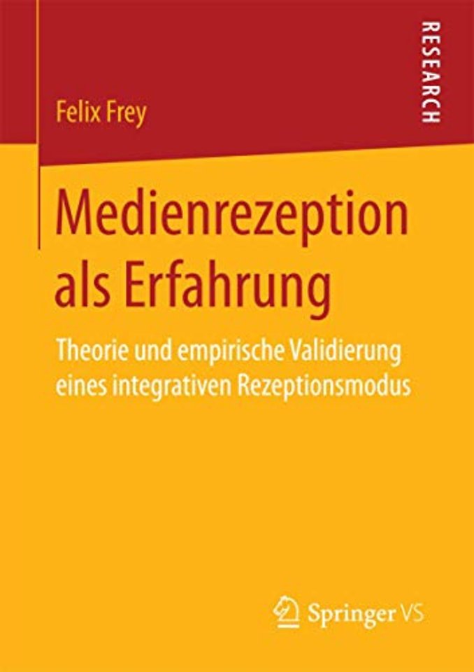Medienrezeption als Erfahrung