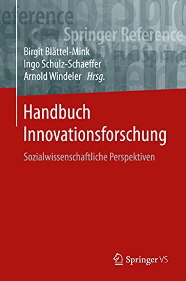 Handbuch Innovationsforschung