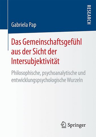 Das Gemeinschaftsgefühl aus der Sicht der Intersubjektivität