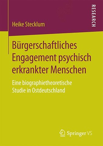Bürgerschaftliches Engagement psychisch erkrankter Menschen