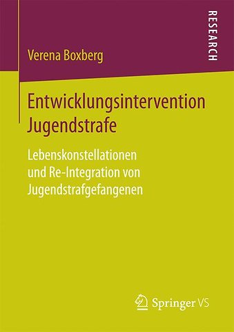 Entwicklungsintervention Jugendstrafe