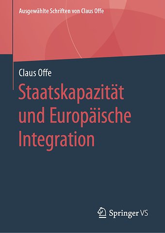 Staatskapazität und Europäische Integration