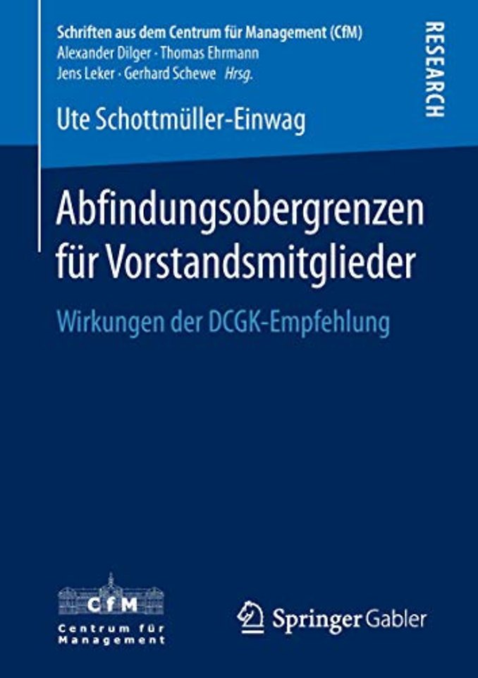 Abfindungsobergrenzen für Vorstandsmitglieder