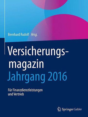 Versicherungsmagazin - Jahrgang 2016