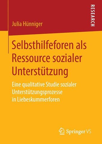 Selbsthilfeforen als Ressource sozialer Unterstützung