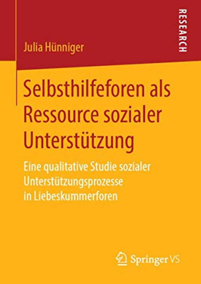Selbsthilfeforen als Ressource sozialer Unterstützung
