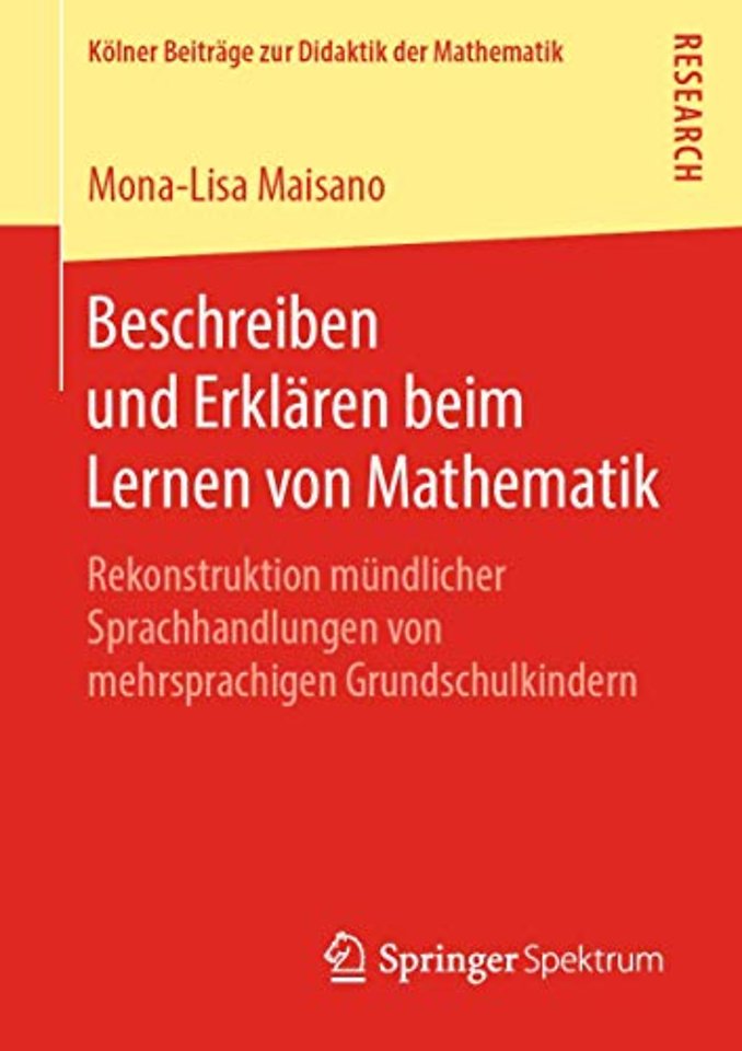 Beschreiben und Erklären beim Lernen von Mathematik