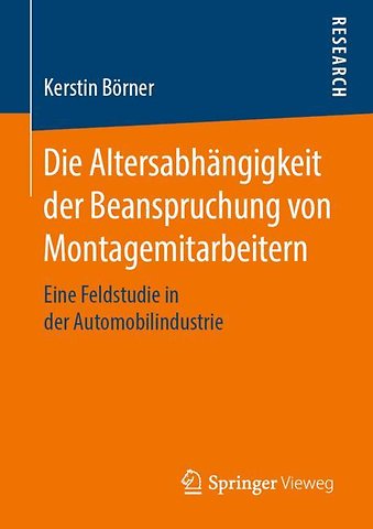 Die Altersabhängigkeit der Beanspruchung von Montagemitarbeitern