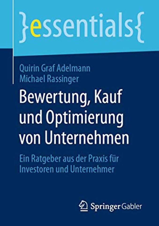 Bewertung, Kauf und Optimierung von Unternehmen