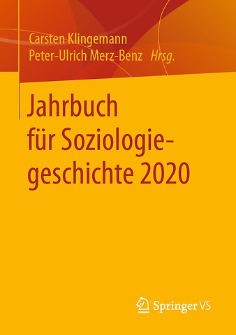 Jahrbuch für Soziologiegeschichte 2020
