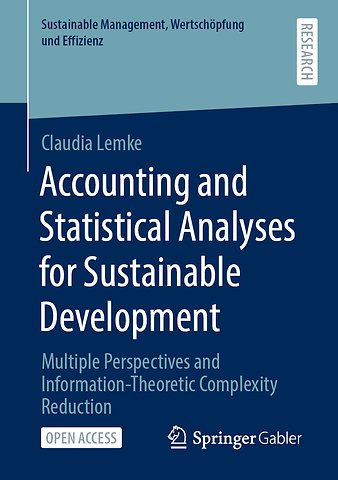 Accounting and Statistical Analyses for Sustainable Development