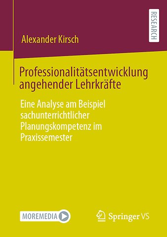 Professionalitätsentwicklung angehender Lehrkräfte