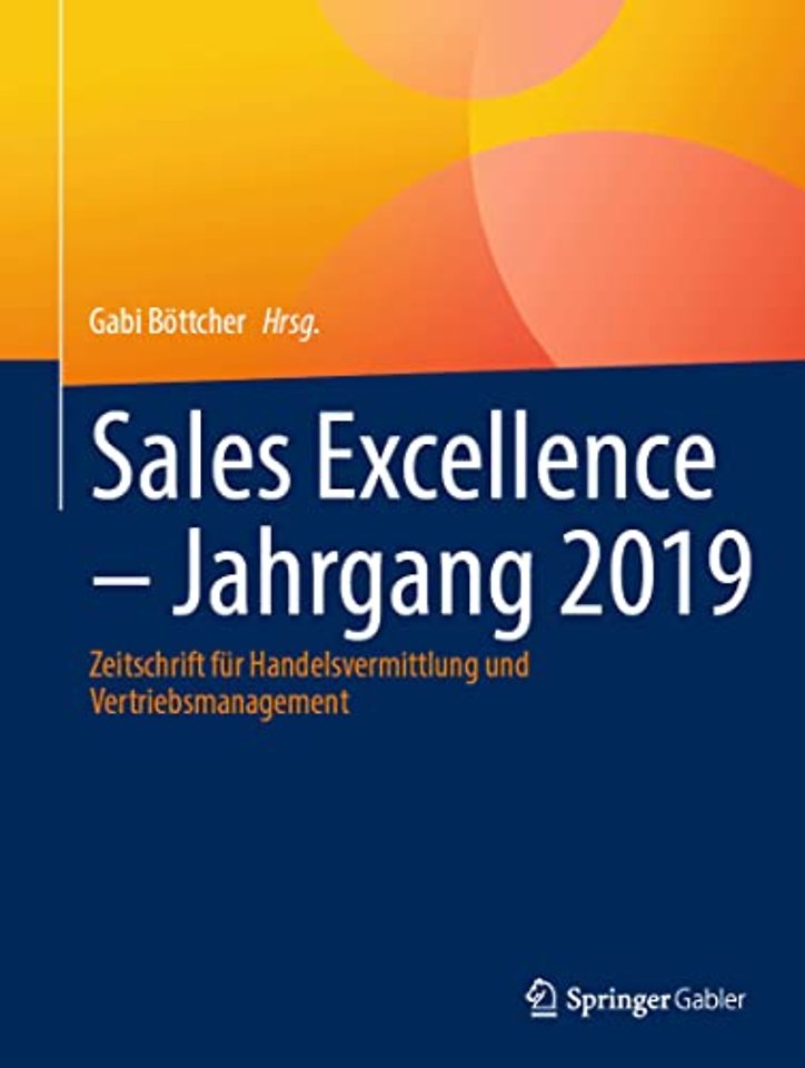Sales Excellence - Jahrgang 2019