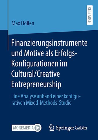 Finanzierungsinstrumente und Motive als Erfolgs-Konfigurationen im Cultural/Creative Entrepreneurship