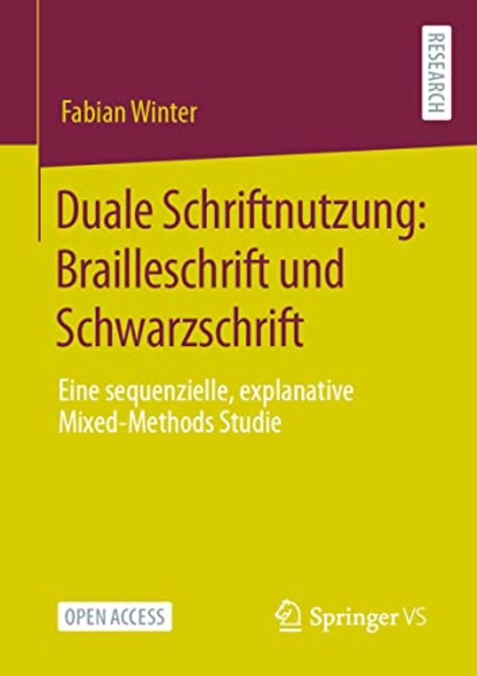 Duale Schriftnutzung: Brailleschrift und Schwarzschrift