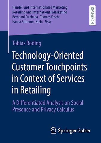 Technology-Oriented Customer Touchpoints in Context of Services in Retailing