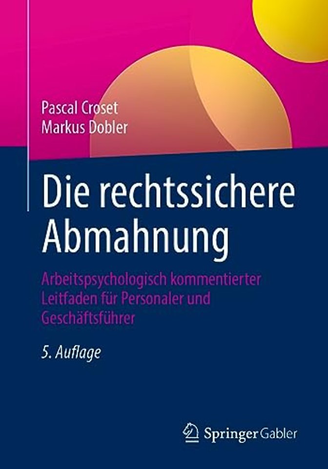 Die rechtssichere Abmahnung