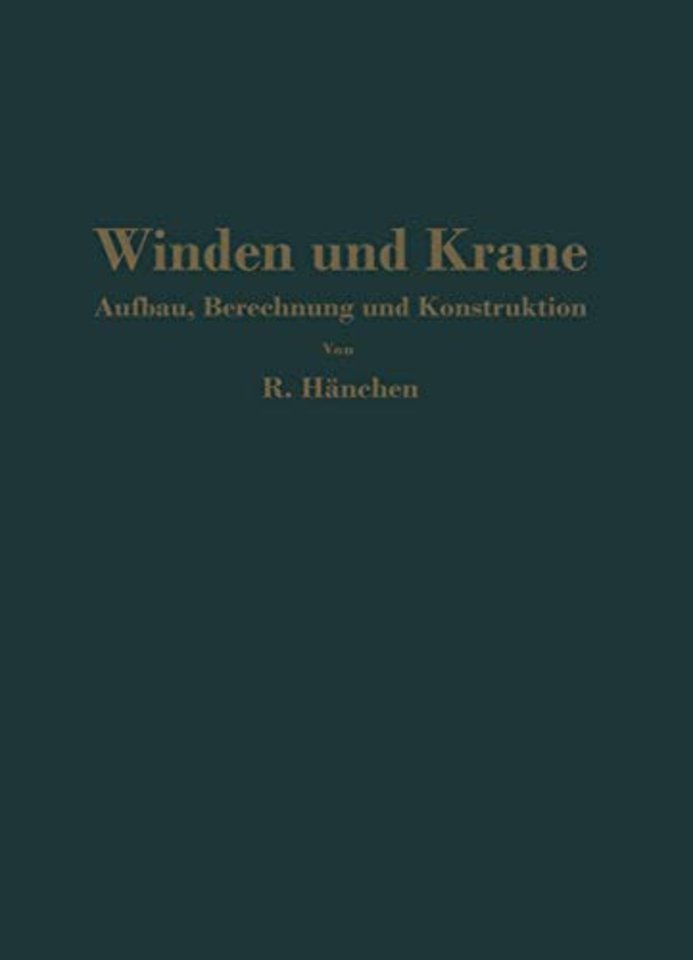 Winden und Krane