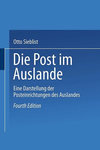 Die Post im Auslande
