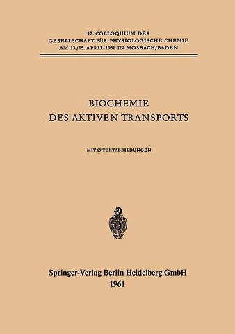 Biochemie des Aktiven Transports