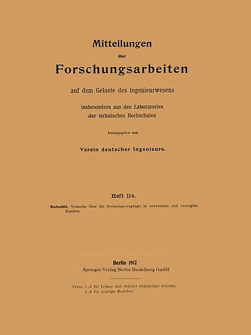 Mitteilungen über Forschungsarbeiten insbesondere aus den Laboratorien der technischen hochschulen