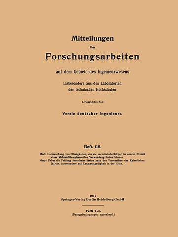 Untersuchung von Flüssigkeiten, die als vermittelnde Körper im oberen Prozeß einer Mehrstoffdampfmaschine Verwendung finden können
