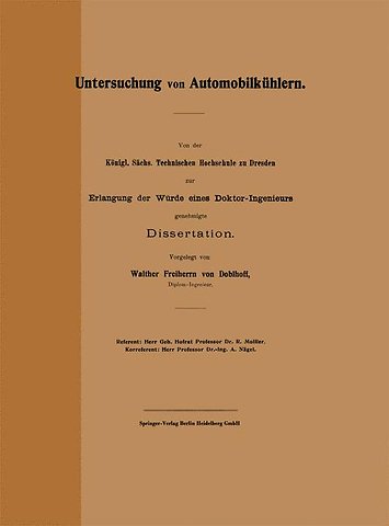 Untersuchung von Automobilkühlern