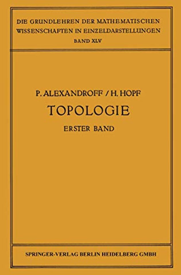 Topologie I