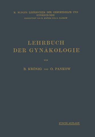 Lehrbuch der Gynäkologie