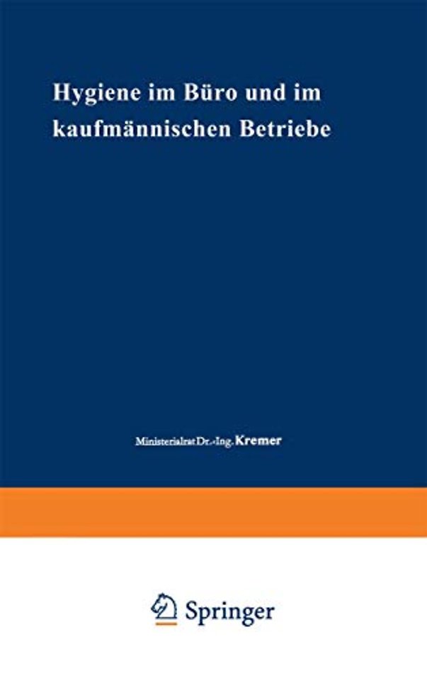 Hygiene im Büro und im kaufmännischen Betriebe