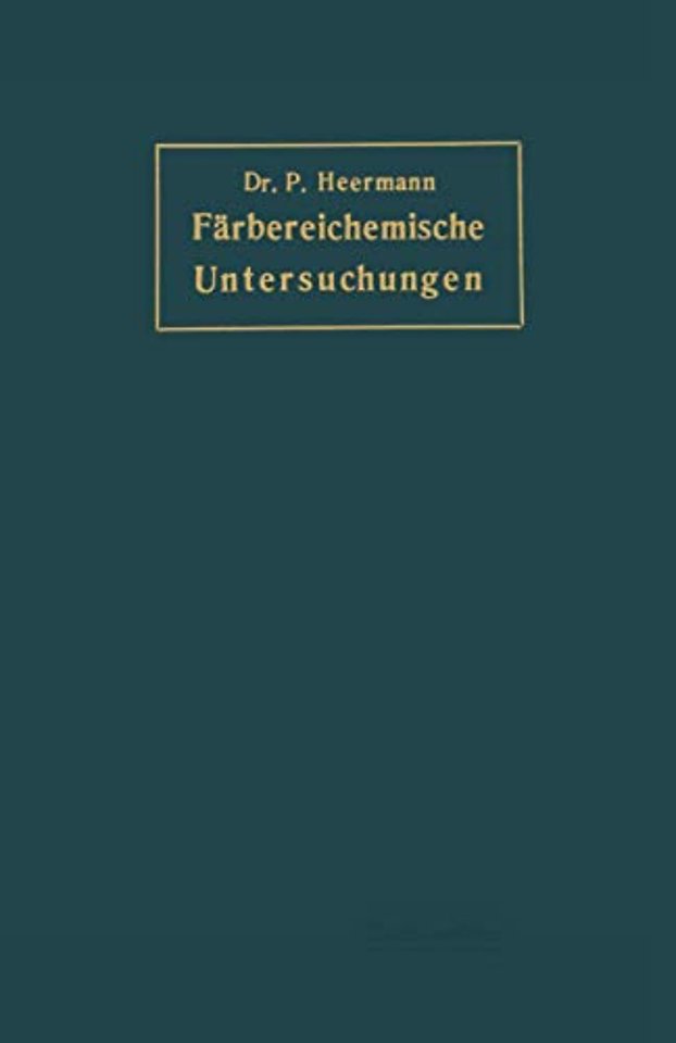 Färbereichemische Untersuchungen