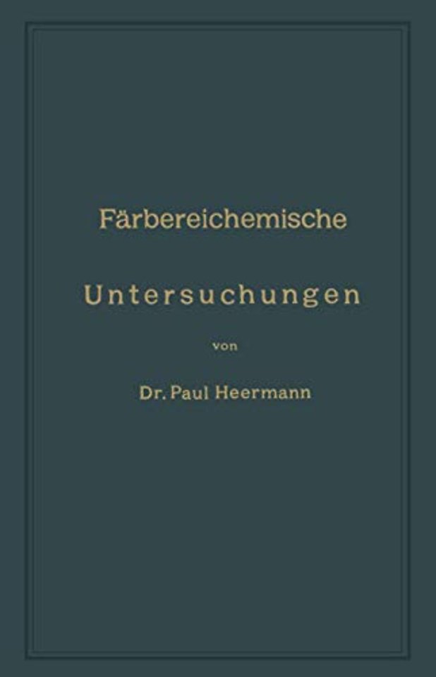 Färbereichemische Untersuchungen