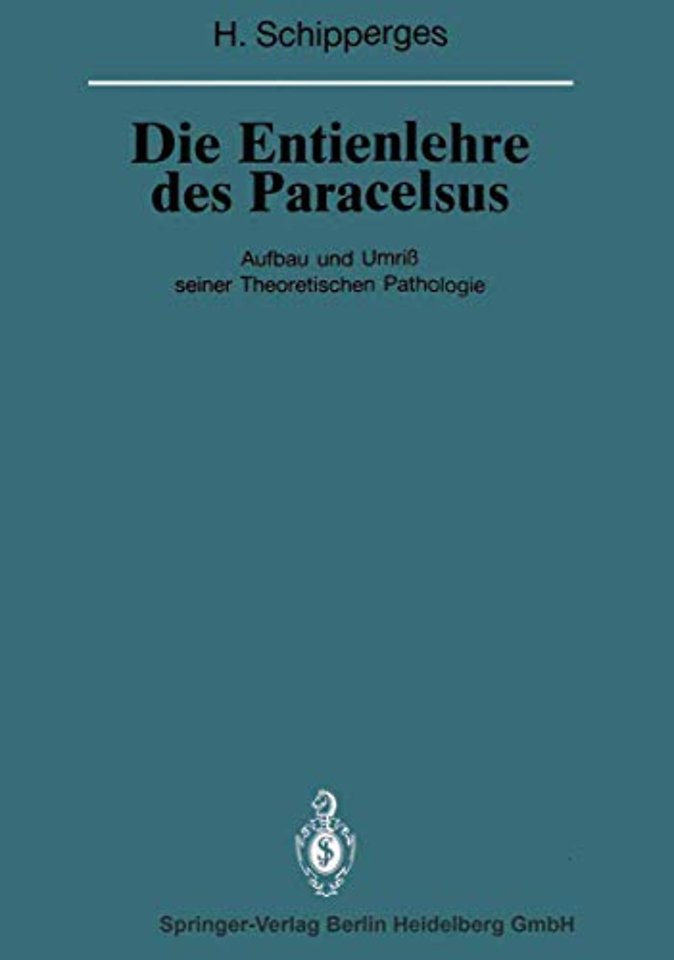 Die Entienlehre des Paracelsus
