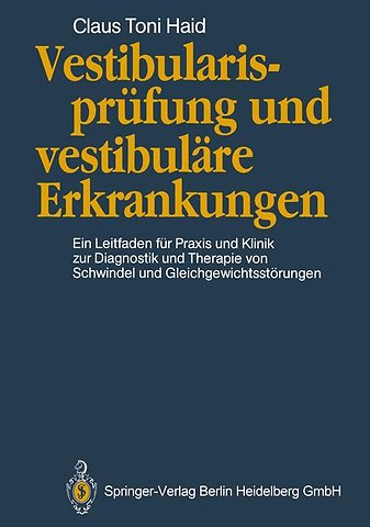 Vestibularisprüfung und vestibuläre Erkrankungen