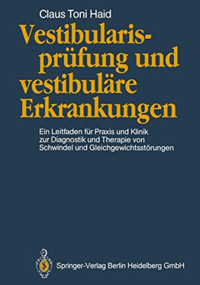 Vestibularisprüfung und vestibuläre Erkrankungen