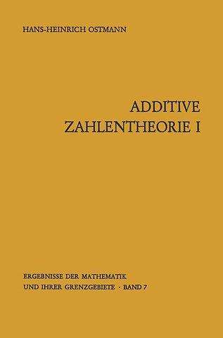 Additive Zahlentheorie