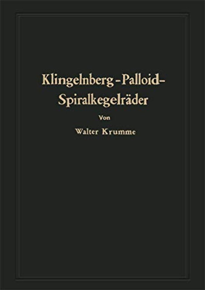 Klingelnberg-Palloid-Spiralkegelräder