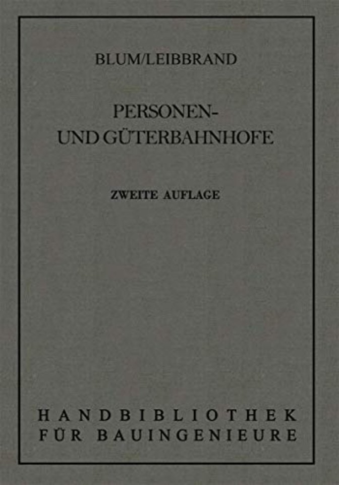 Personen- und Güterbahnhöfe