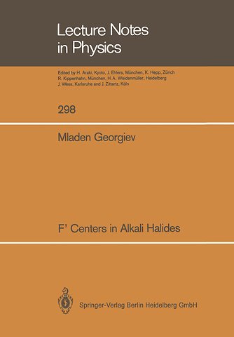 F’ Centers in Alkali Halides