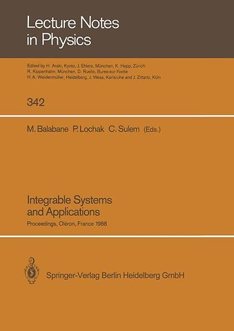 Integrable Systems and Applications