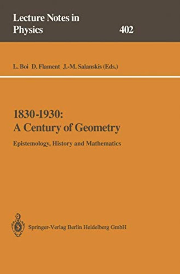 1830–1930: A Century of Geometry
