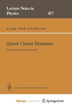 Quark Cluster Dynamics