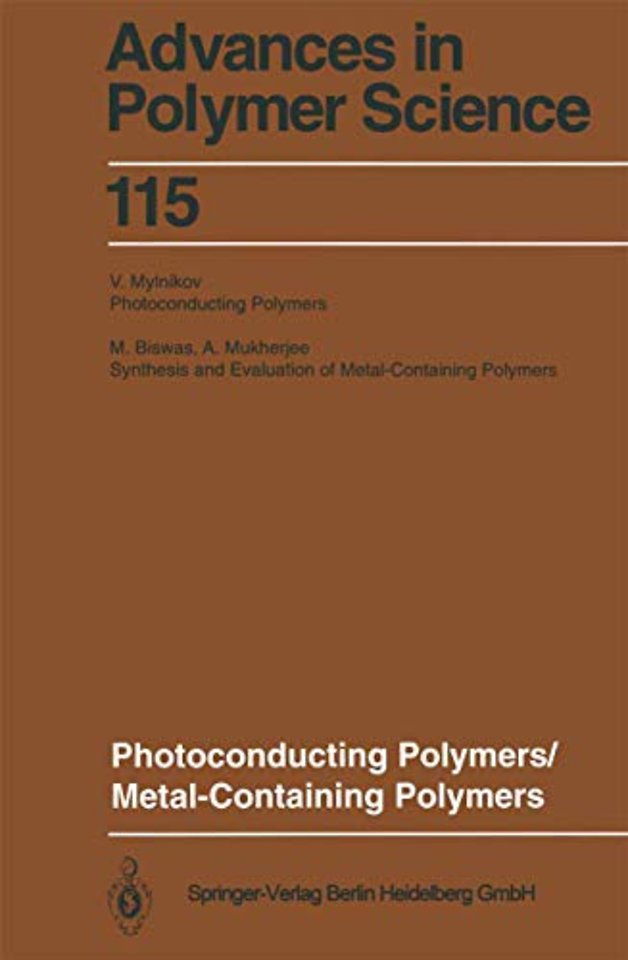 Photoconducting Polymers/Metal-Containing Polymers