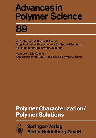 Polymer Characterization/Polymer Solutions