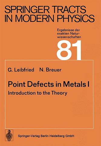 Point Defects in Metals I