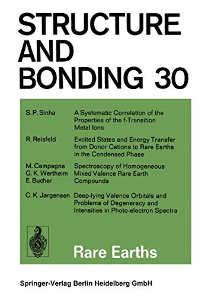 Structure and Bonding