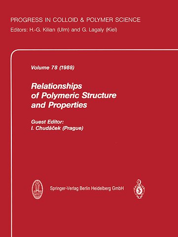 Relationship of Polymeric Structure and Properties